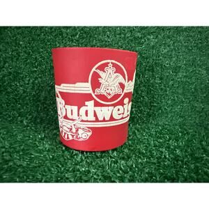 Vintage 1990’s Budweiser Chameleon Drink Koozie Holder Red And White